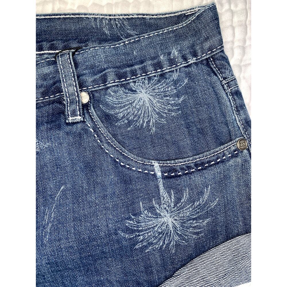 One Teaspoon Women's Malibu Blue Bandits‎ Low Waist Denim Shorts Size 31 - Picture 4 of 14